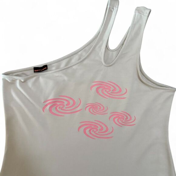 Hot Lava OOC Out of Control! Midi Dress w/ Asymmetrical Shoulder Strap 4X, NWOT - Picture 2 of 10